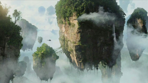 科幻电影《阿凡达》中的哈利路亚悬浮山