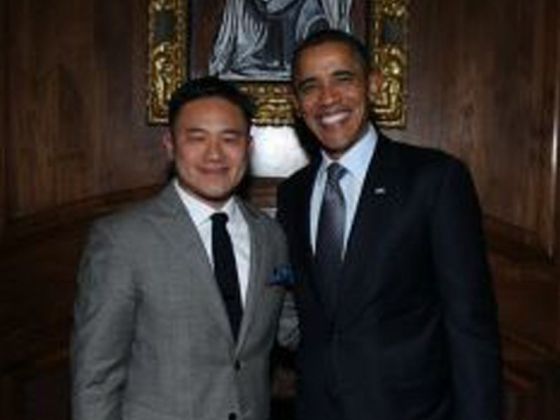 美国风险投资家杰里米・刘与奥巴马总统的合影，帮助他赢得了Snapchat创始人的青睐