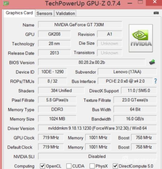 GPU信息 GPU信息