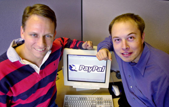 2000 10 20 գݣPayPal˾CEO Peter Thiel ()PayPal˾ʼ˰¡ ˹һĻ˾logo