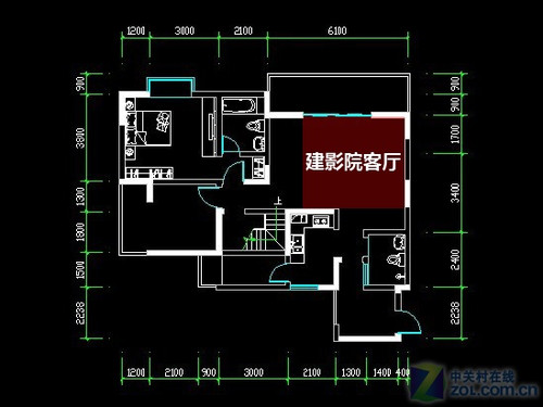 150平米大跃层 如何建3万元入门级影院_商用