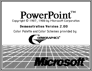 �ع�MicrosoftPowerPoint��ʷ�汾