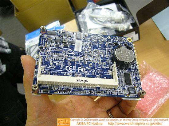 1WTDP全球最小x86主板在日本秋叶原发售