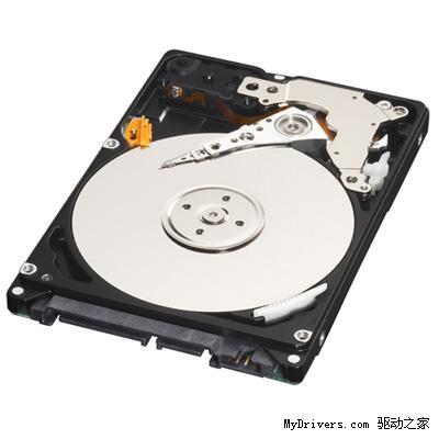 西数发布7200转320GB笔记本硬盘