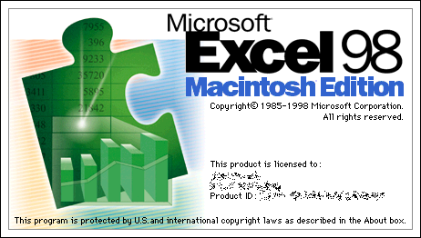 Excel 98