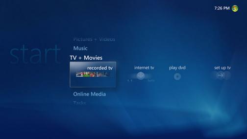 ��ͼ��WindowsMediaCenterFiji�ڲ��