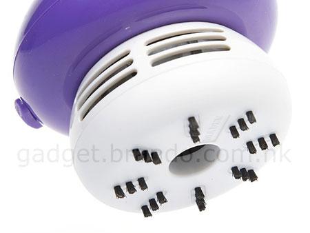 科技酷玩:做成蘑菇形状的桌面吸尘器_数码