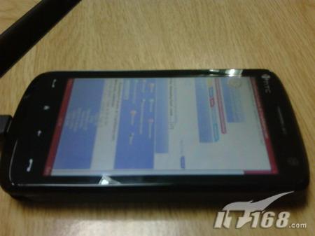 高清分辨率屏幕HTC全触屏TouchHD曝光