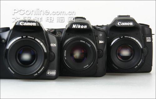 谁主沉浮佳能450D、50D与尼康D90对比