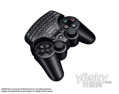 PS3专用无线键盘及充电适配器公布_家电