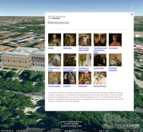 GoogleEarth带你欣赏超高清世界名画