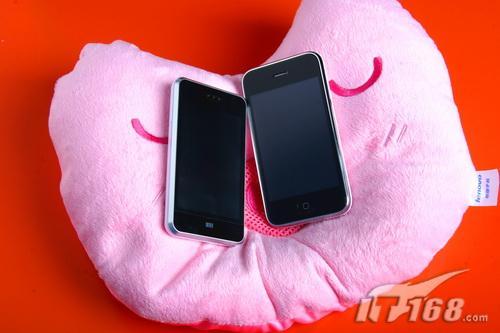 白色诱惑苹果iPhone3GS对比魅族M8