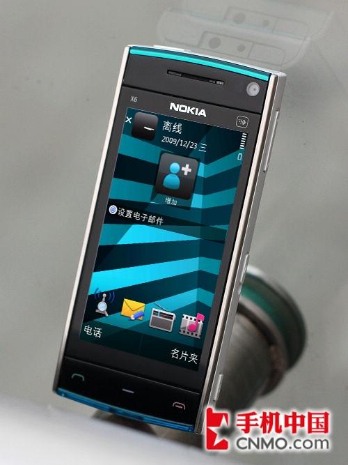 配备电容屏幕 诺基亚S60旗舰X6行货评测_手机