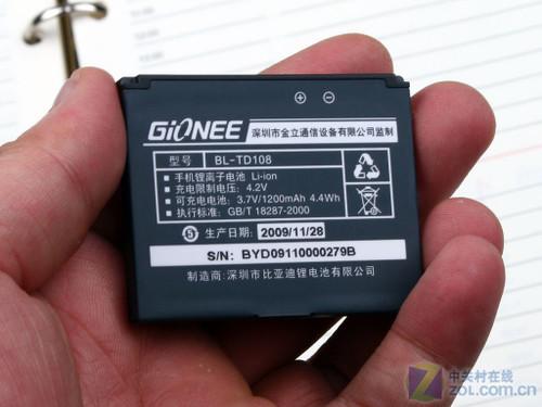 3.5吋大屏触控金立3G手机TD108评测(5)