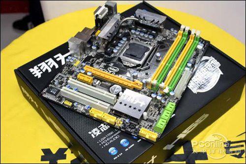 6相供电黑色PCB底板 i乐翔升H55报799元_硬