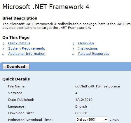 ΢.NET Framework 4.0 ʽ淢 
