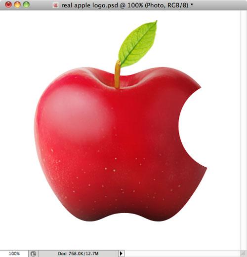 纸上的华丽 PhotoShop打造真苹果标志(2)_软件