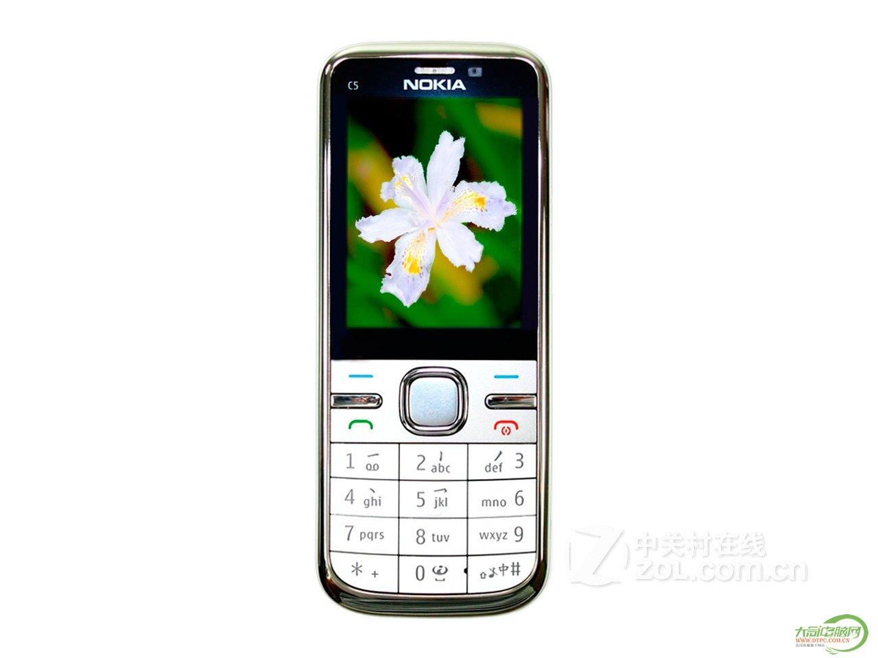 直板智能3G手机 诺基亚C5优惠价1280元_手机