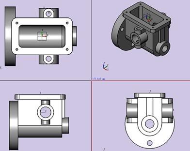 手把手教CAD:中望3D创建涡轮减速器箱体_软