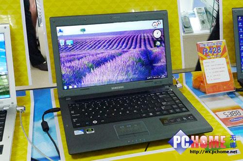 512M独显双核本 三星R428黑色款促销_笔记本