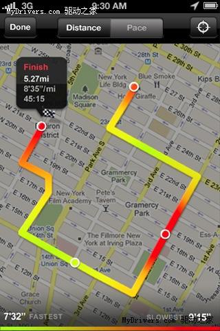 耐克Nike+ GPS应用 无配件即可记录运动_软件