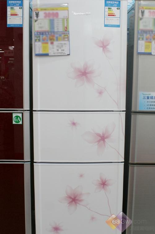 容声小印花三门冰箱欢庆圣诞超值卖