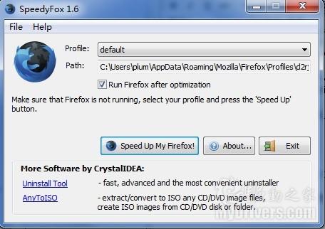 Speedyfox:一键加速你的Firefox_软件学园