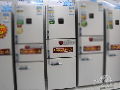 百搭时尚家居经典纯白色大容量冰箱导购