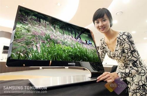 CES2011:三星9系新时尚外观3D电视亮相