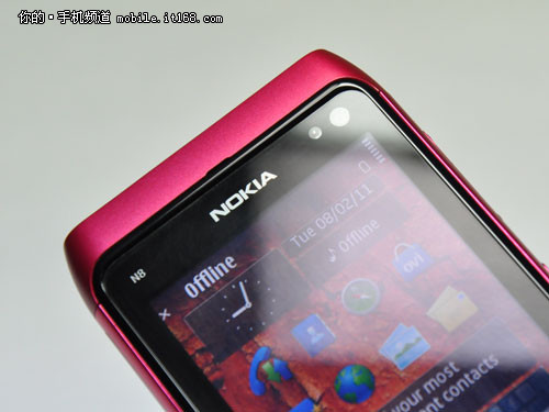 粉红金属Symbian3 诺基亚N8粉色版图赏(3)_手机