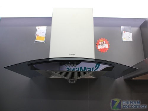 钢化弧形玻璃设计西门子油烟机2450元