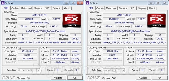 CPU-Z 1.59发布!完善支持推土机、SNB-E