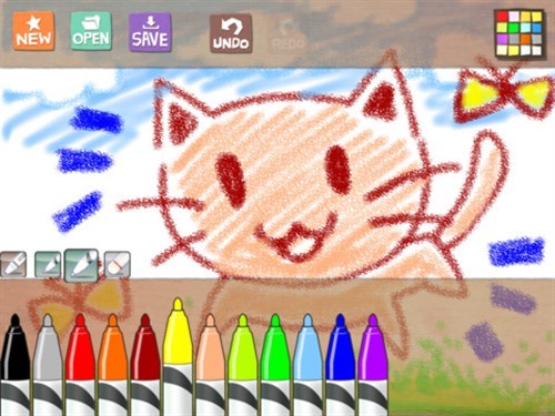 儿童启蒙教育好帮手 iPad软件涂鸦蜡笔_手机