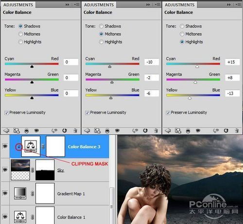 PS翻译教程:Photoshop打造性感黑夜特效