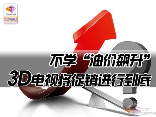 不学“油价飙升” 3D电视将促销进行到底