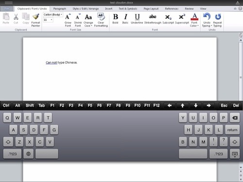CloudOn：在iPad上操作微软Office