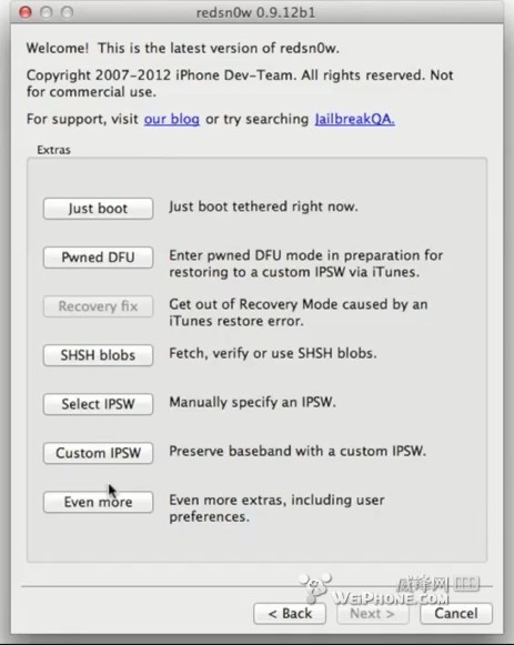 用最新版Redsn0w恢复SAM解锁激活码_南京小