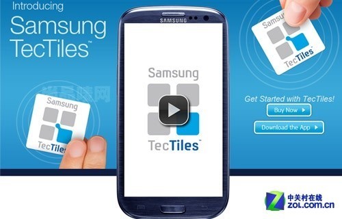适配S3 三星推出TecTiles可编程NFC贴纸_手机