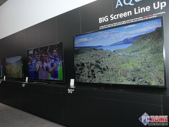 夏普IFA2012展示90寸全高清液晶电视 PChom