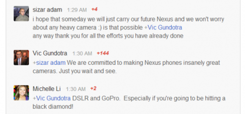 取代相机？ 谷歌称Nexus手机拍照将提升 