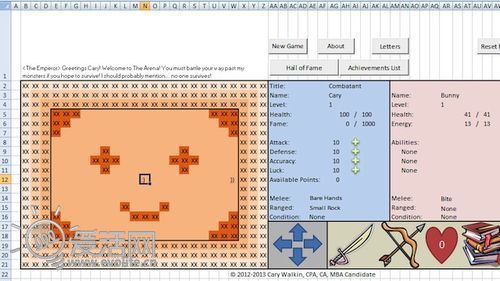 Excel的真正威力 会计师用Excel制作RPG游戏