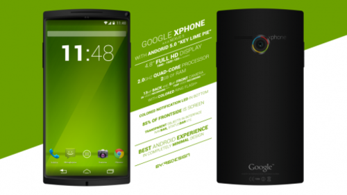 4.8英寸屏2GHz四核 Google X细节曝光 