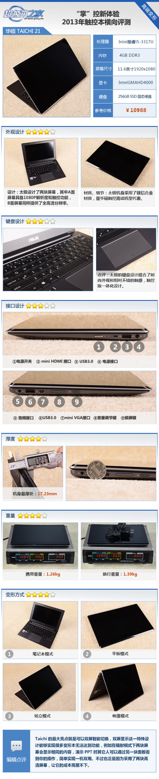 “掌”控新体验十三款触控笔记本横向评测