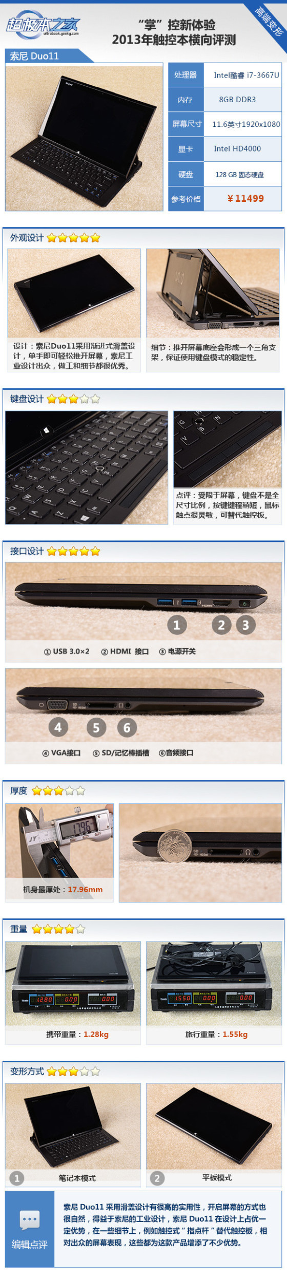 “掌”控新体验十三款触控笔记本横向评测