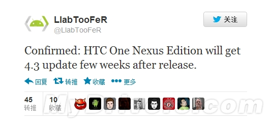 Android 4.3发布时间曝光：添加新功能！