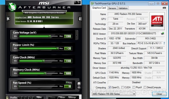 hd7970ghz继任者 微星r9 280x gaming显卡评测(11)