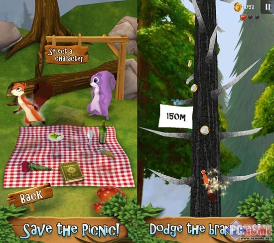 iPhone限时免费 跑酷游戏之松鼠狂奔|iPhone|限