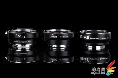 EF转E卡口三款摄影镜头转接环对比评测