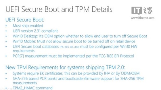 微软将彻底锁定Secure Boot:仅能安装Win10|W