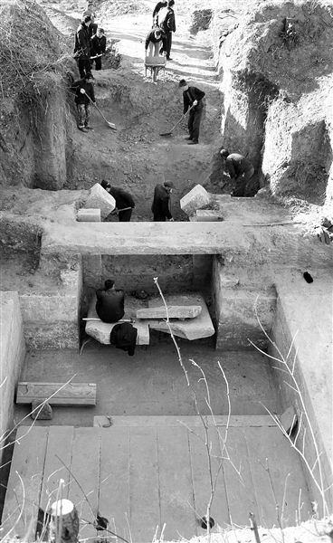经市文物研究所考古人员勘察认定,该处园寝属于清初第六代克勤郡王